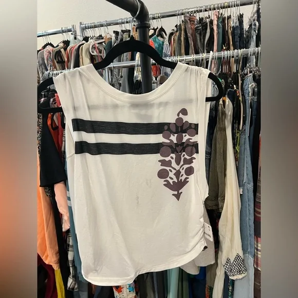 FP Movement by Free People White and Black Tank Top - Picture 5 of 7
